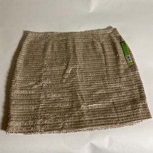 Alice + Olivia Fringe Mini Skirt